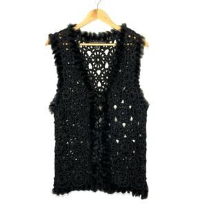 Josephine Chaus Black Lace Cardigan